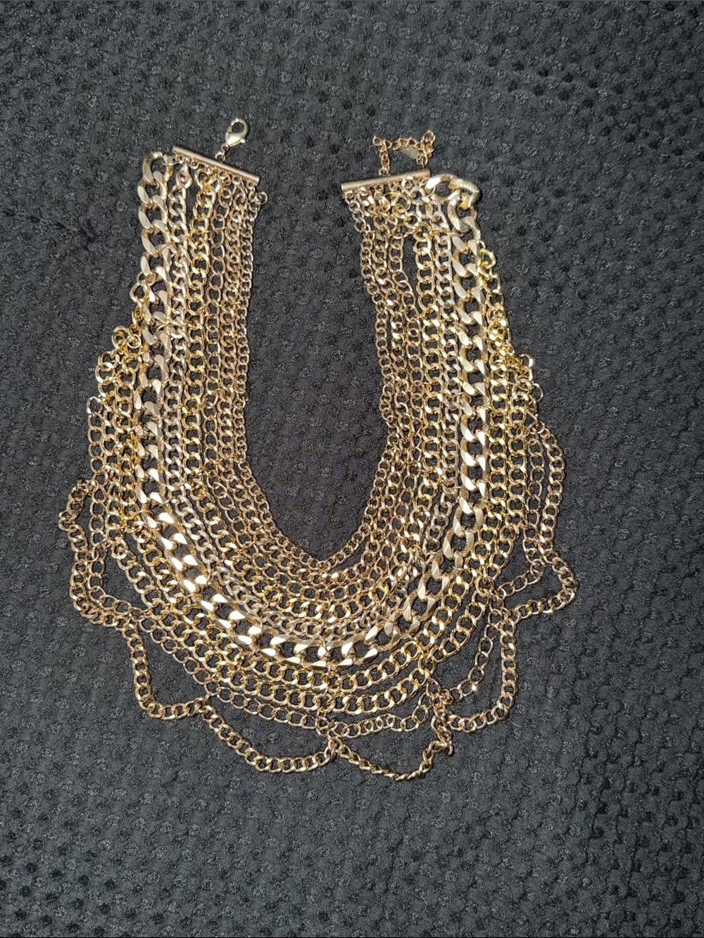 BaubleBar Gold-Tone Multi-Layer Chain Necklace